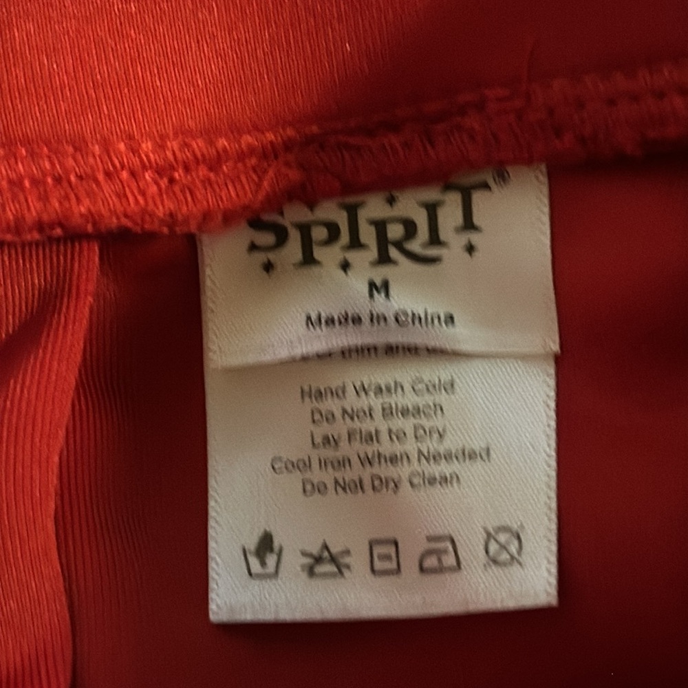 SPIRIT Red Cheerleading Skirt Womens Size M NWT - Picture 5 of 6